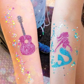 Мастер-класс Блеск-тату (glitter-тату) с выездом