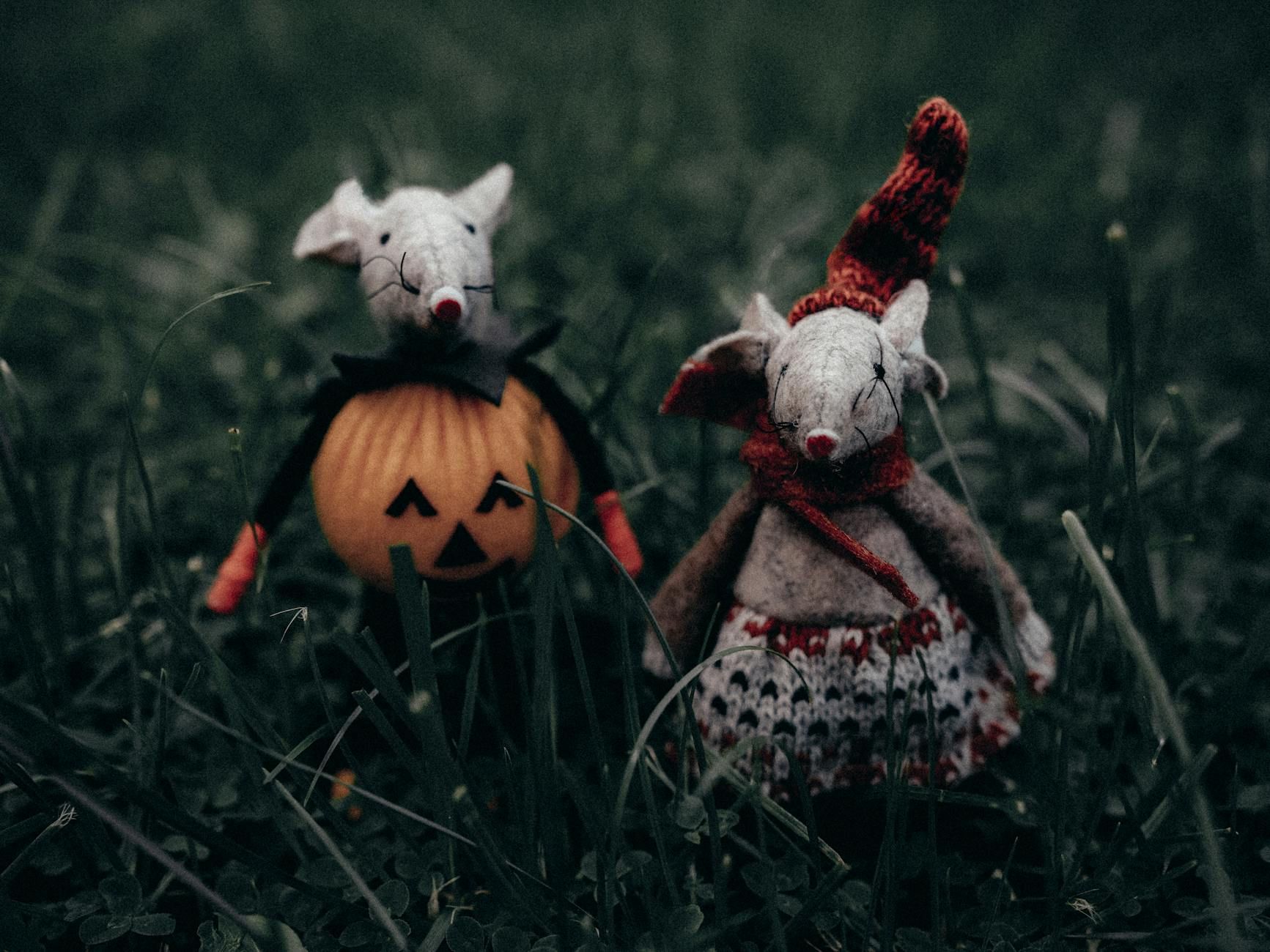 Игрушки из фетра на Хеллоуин