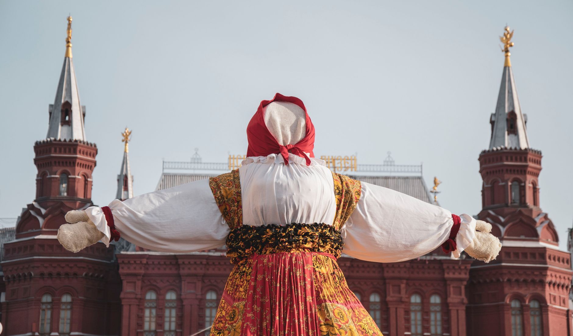 Кукла Масленица из лыка